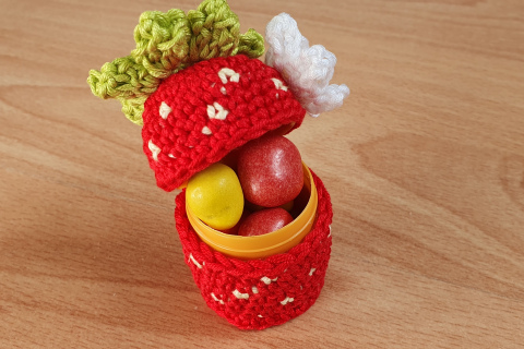 Überraschungsei Erdbeere
