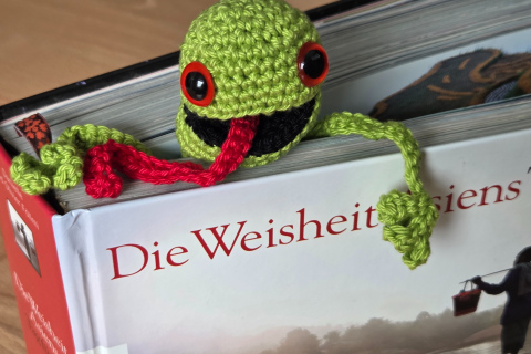 Buchzeichen Frosch