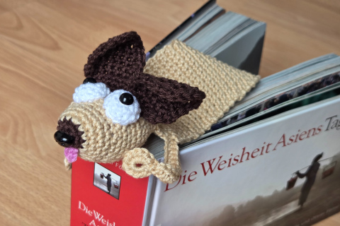 Buchzeichen Hund