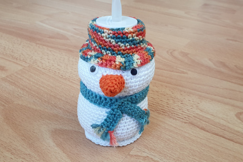 Schneemann m. elek. Kerzli