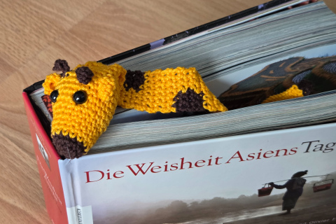 Buchzeichen Giraffe