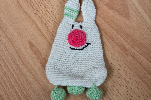 Knisterhase klein ecru